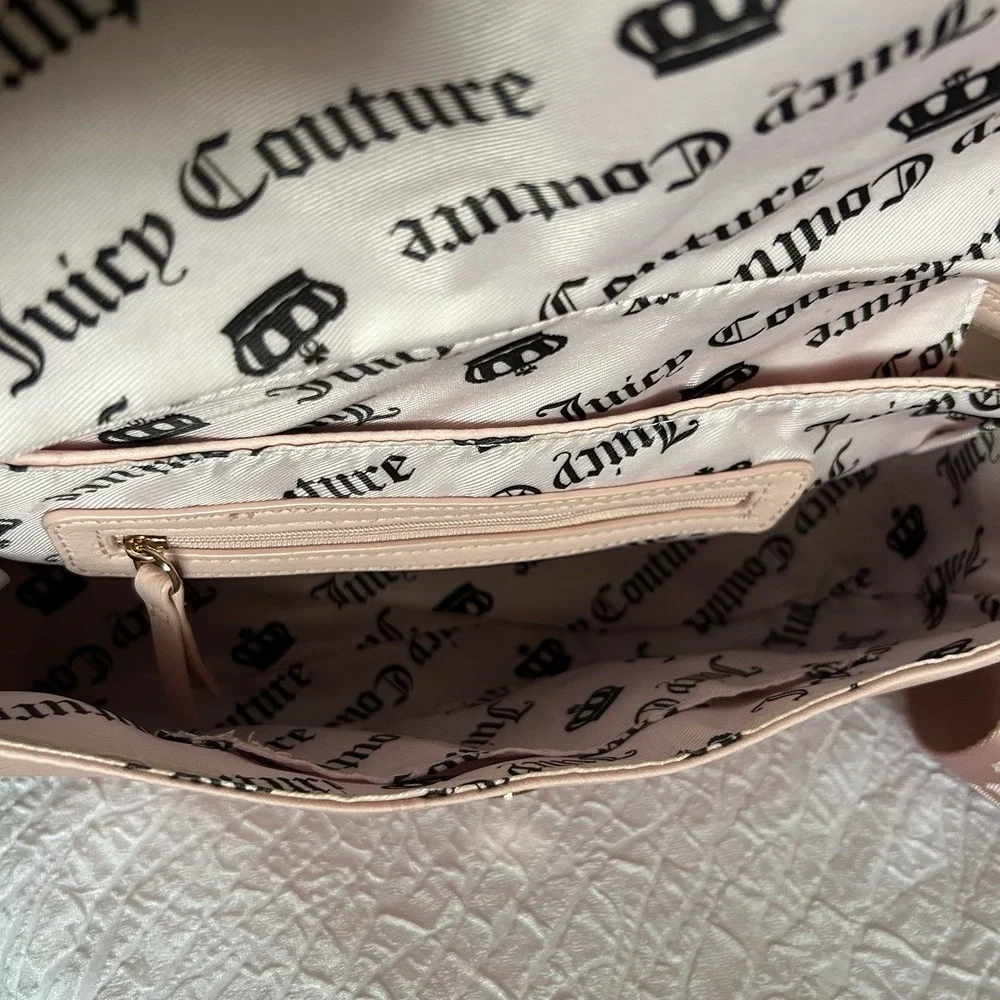 Pink Juicy Couture Handbag Satchel/Top‎ Handle Bag Coin Purse And Shoulder Strap